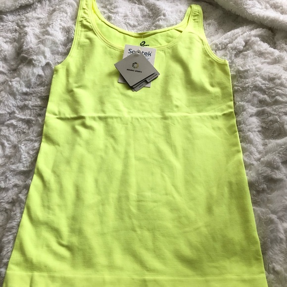 Nikibiki Tops Nikibiki Neon Yellow Sports Tank Top Nwt Poshmark